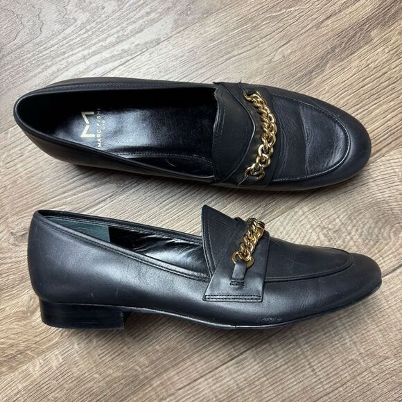 Marc Fisher | Black Leather Nickie Loafer - Picture 2 of 9